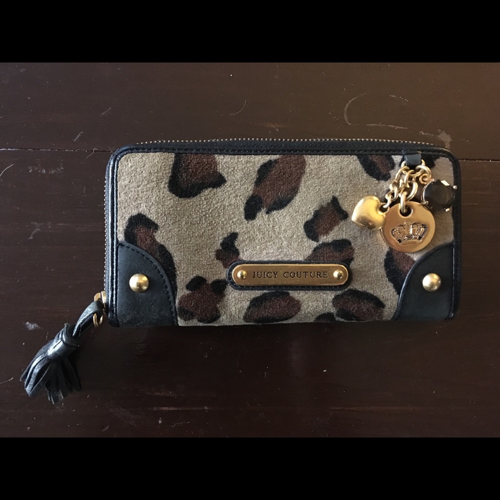 Juicy Couture leopard print wallet